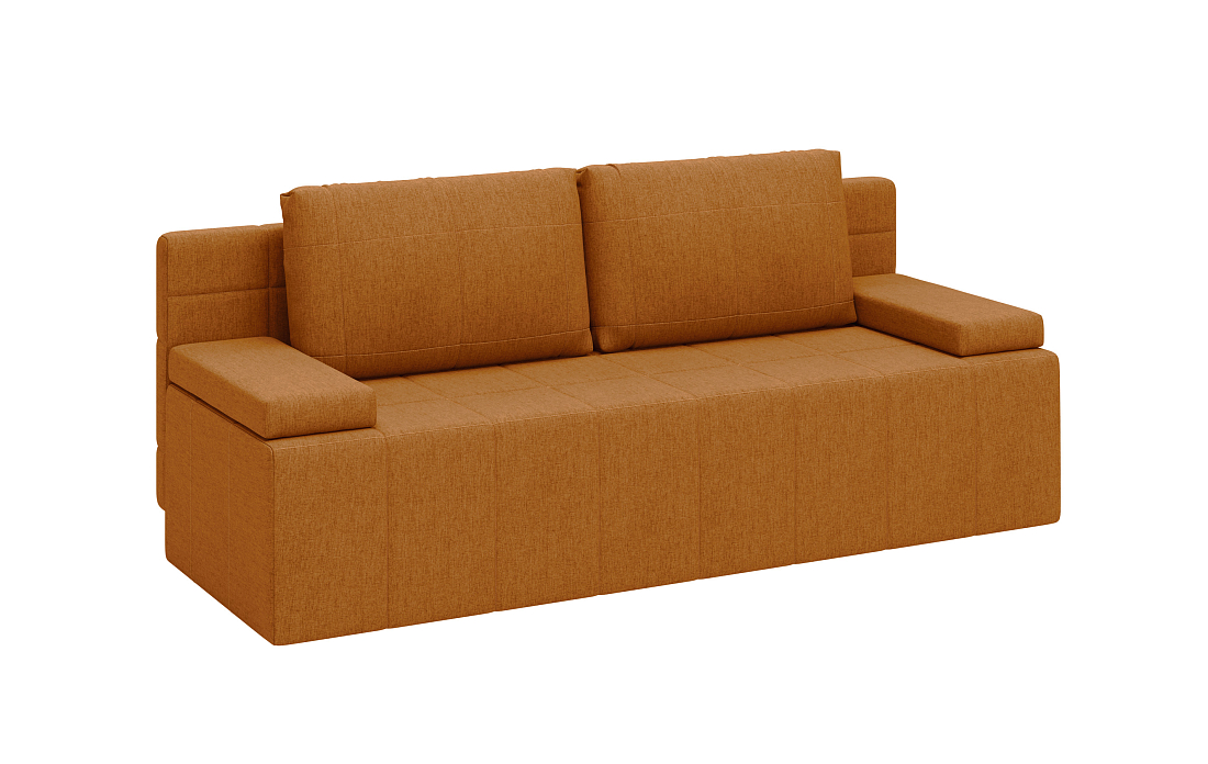 Ричмонд М / Диван - кровать 3-х мест Рогожка флис терракотовый